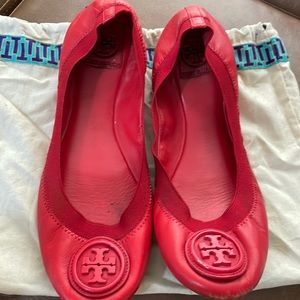 Tory Burch ballerina flats Tangerine with dust bag